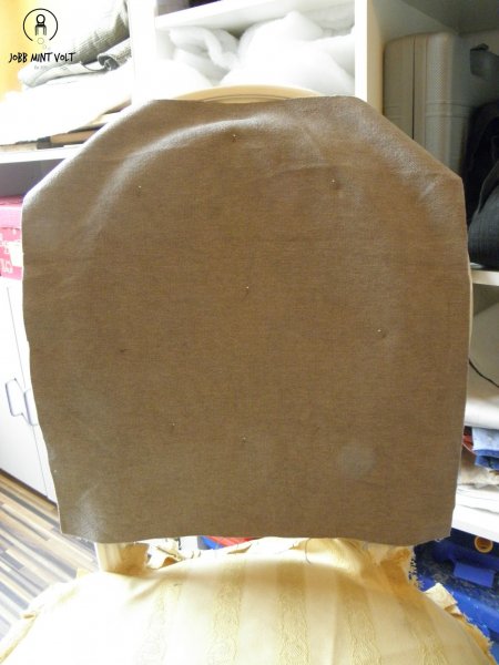 szürke fehér szék támla bevonása 2