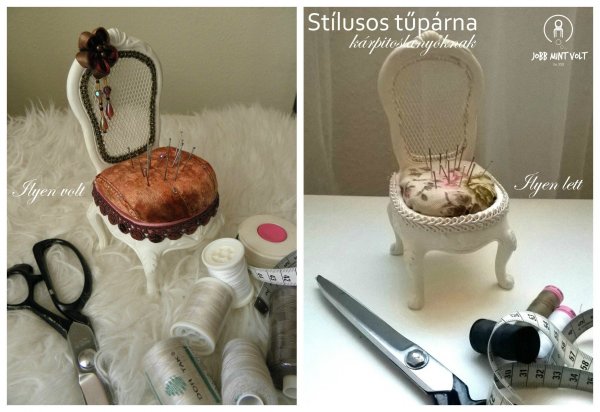 tűpárna kárpitozás