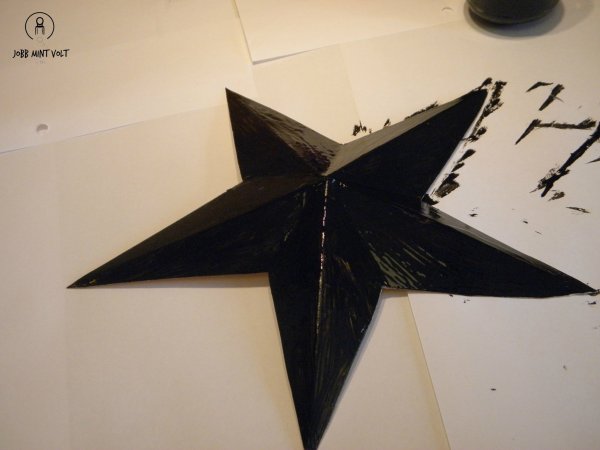 3d  csillag lefestve