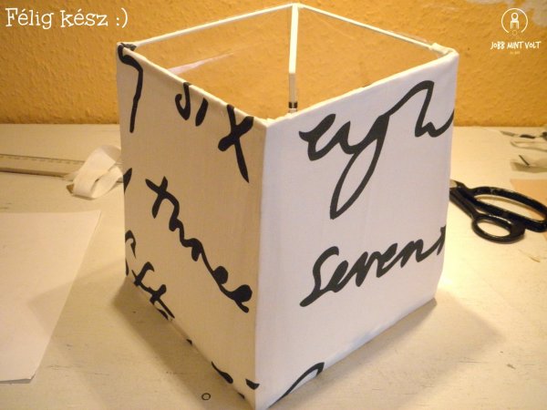 lámpabúra sk félig kész