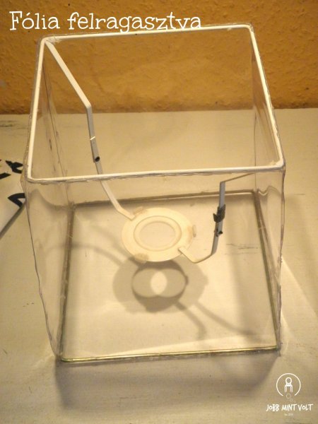 lámpabúra sk fólia felragasztva