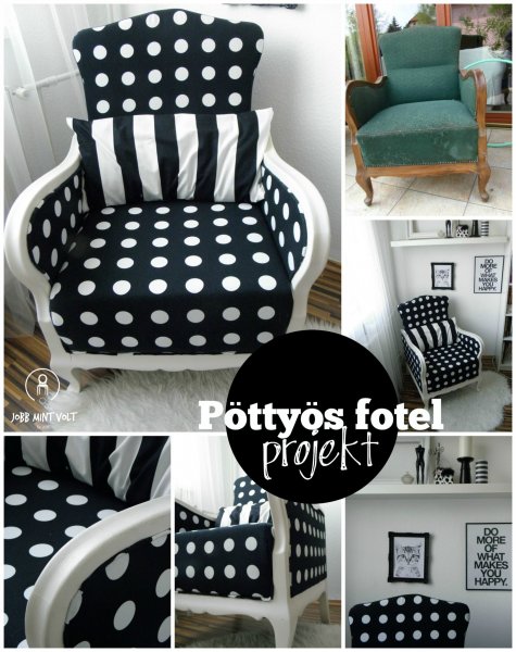 pöttyös fotel projekt