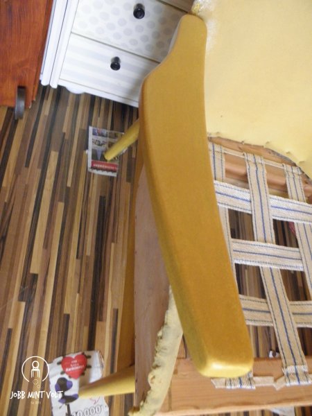 kagylófotel festés után