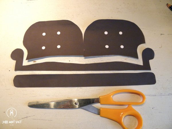 bútoros párna terv