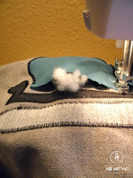 bútoros párna tömés