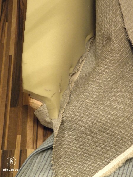 kagyló fotel letűzés