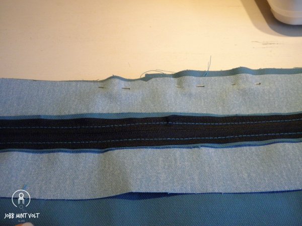 párnás retro oldal felvarrása