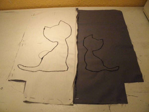 macskás táska eleje hátulja összevarrás