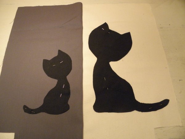 macskás táska macskák felvarrása