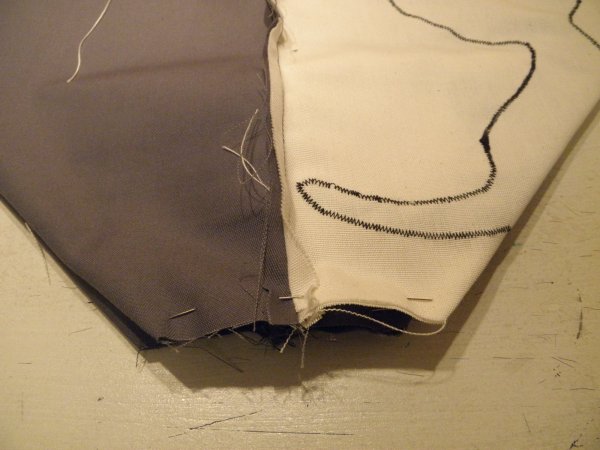 macskás táska sarok varrás